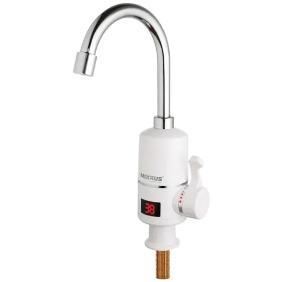 Кран-бойлер гріючий воду Mixxus Electra 110-E електро-кран з індикатором температури (MI2744) Чернівці