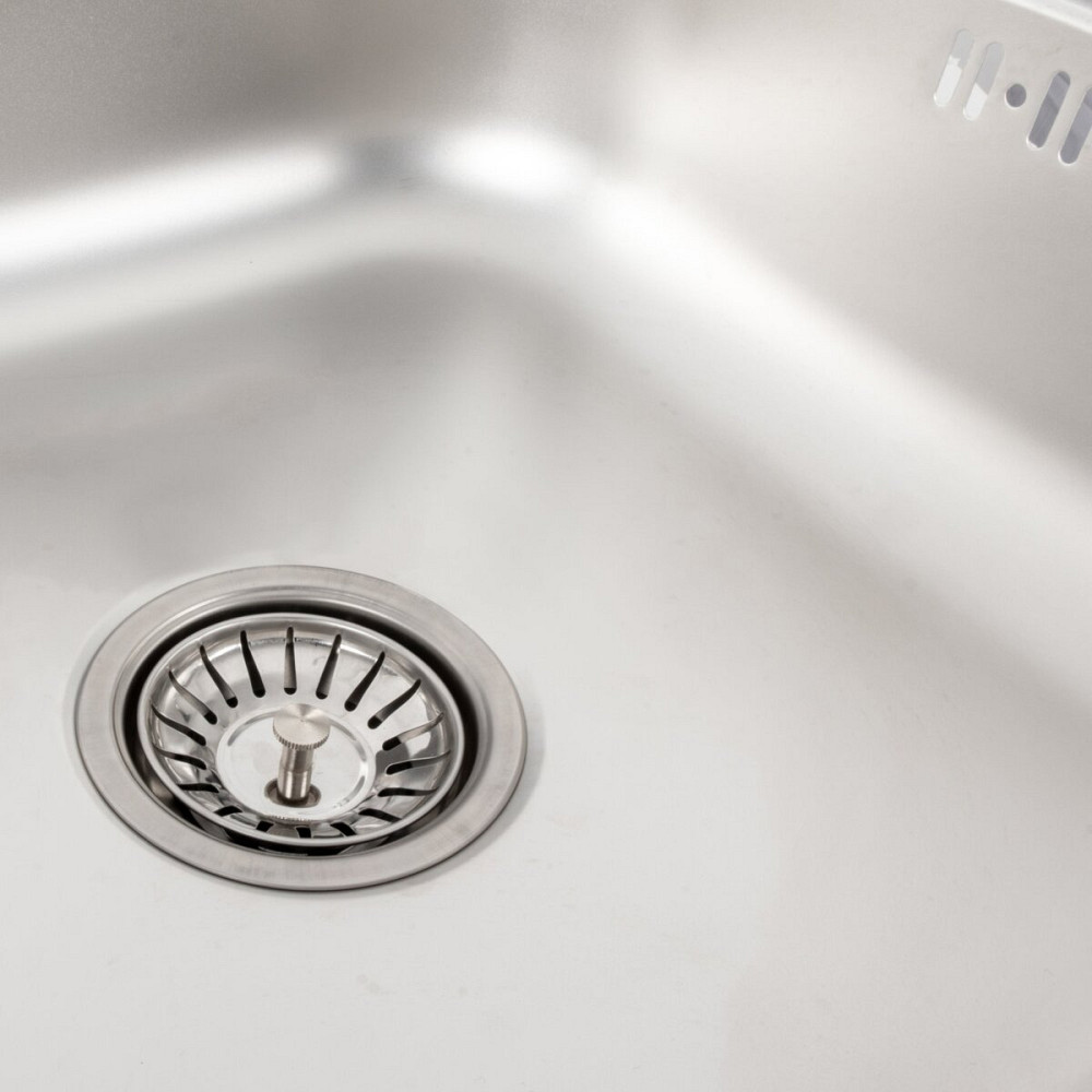 VALESO Кухонна мийка з нержавіючої сталі Valeso САТИН 6050 L (0,7/160 мм) Київ - фото 5