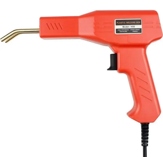 Гарячий степлер H50 зі скобами для ремонту пластикових деталей Червоний Київ