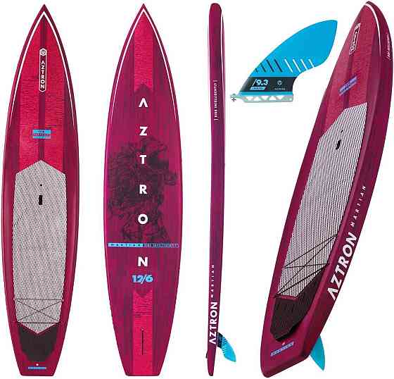 Сап доска AZTRON САП MARTIAN Carbon Race 12'6-дюймовая доска из стекловолокна 380 x 78 x 16 см Дніпро