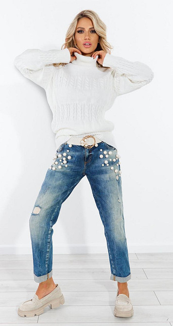 Подовжений светр (42-46) Київ - фото 3