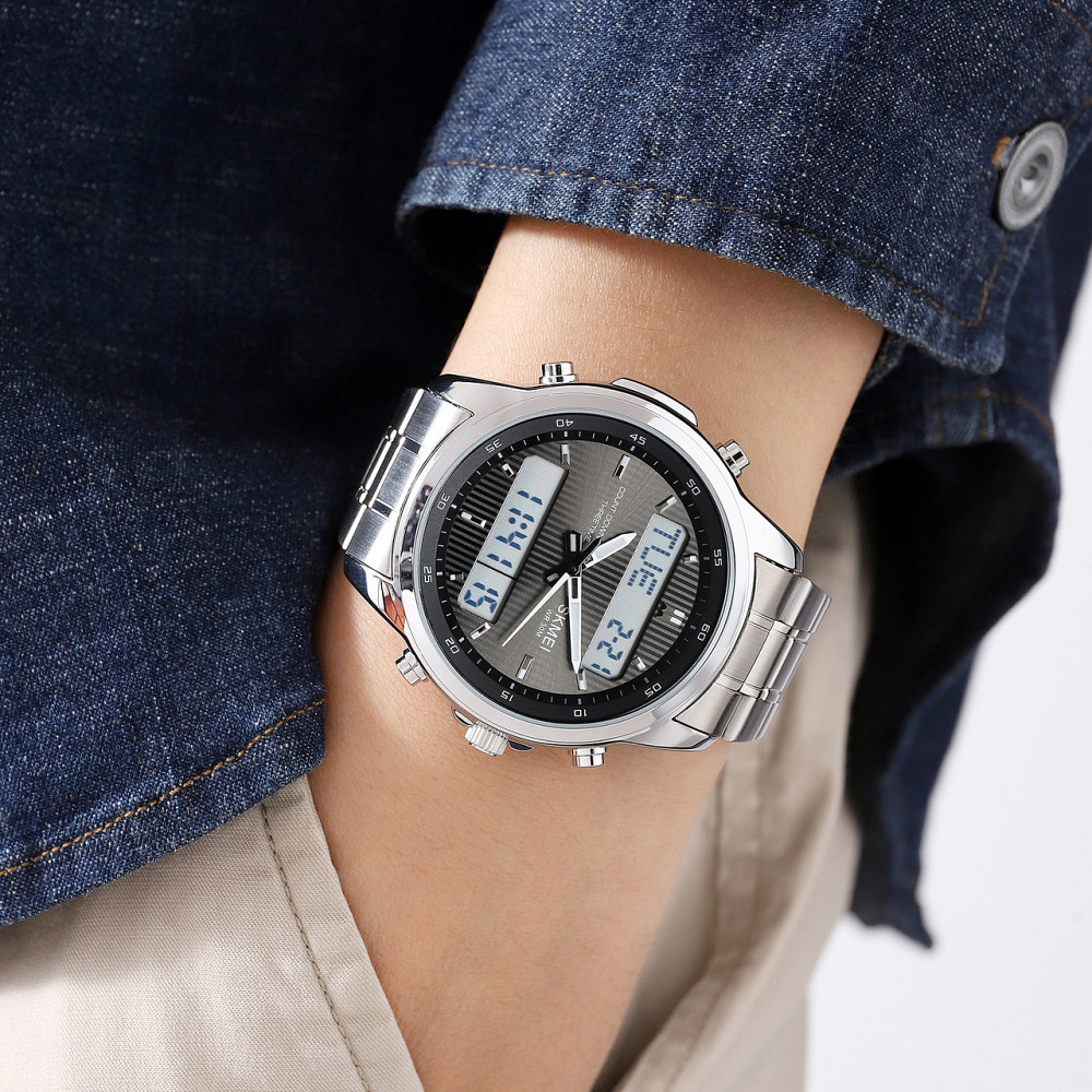 Skmei 2049SIWT Silver-White SBR Київ - фото 3