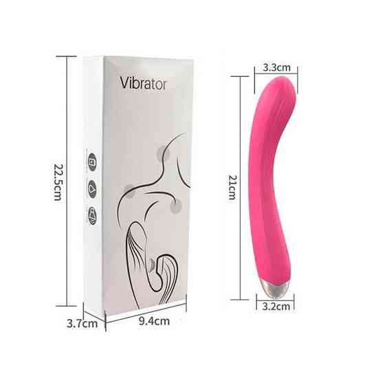 Гнучкий ребристий вібратор "Melo" - Чорний Вінниця