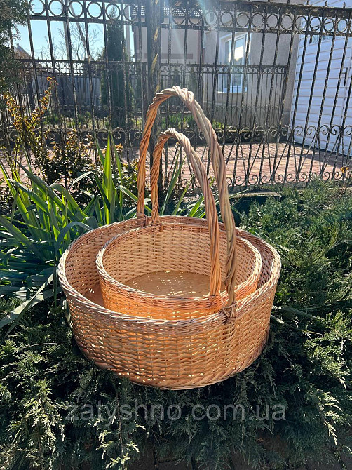 Кошик плетений для квітів великий Київ - фото 7