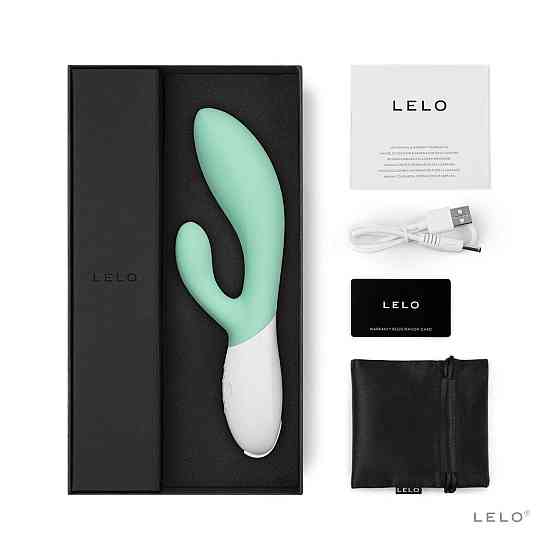 Вібратор-кролик LELO Ina 3 Seaweed, 10 режимів вібрації, потужний мотор Sex Aura Київ