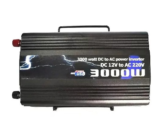 Универсальный автомобильный инвертор UKC 12V/220V 3000W преобразователь напряжения Винница - изображение 1