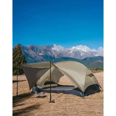 Палатка Naturehike надлегкий двомісний Mongar CNK2550WS016, 15D, сiрий (6927595770504) Вінниця - фото 7