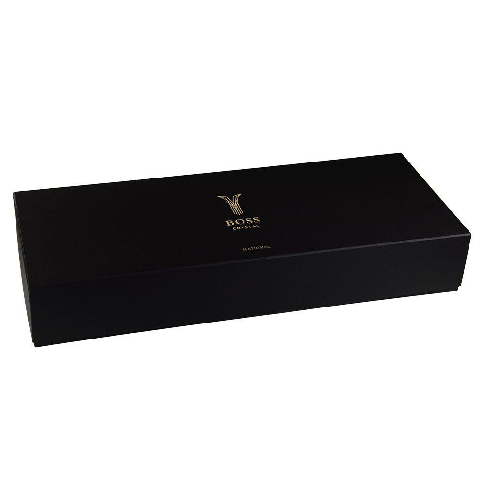 Набор для вина и воды Сенатор Boss Crystal (6 бокалов) хрусталь декорирован платиной, серебром и золотом Киев - изображение 9