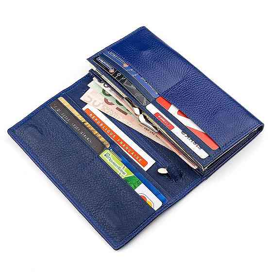 Кошелек женский Boston 18484 (S6001B) кожа Синий Киев