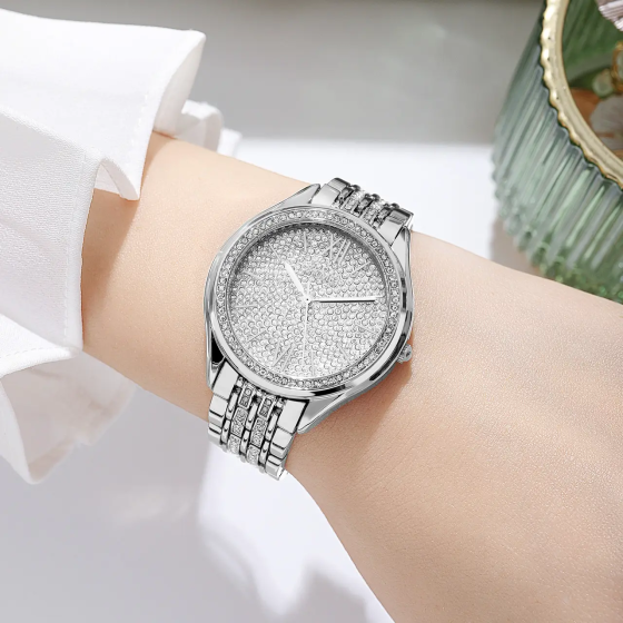 Женские наручные часы Skmei 2030 (Серебристые) Винница