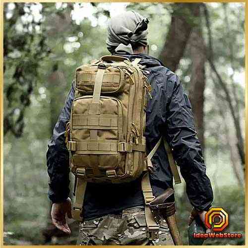 Тактичний рюкзак 35 л койот з кордури з MOLLE, військовий туристичний рюкзак з кишенями для походів і повсякденного використання Київ