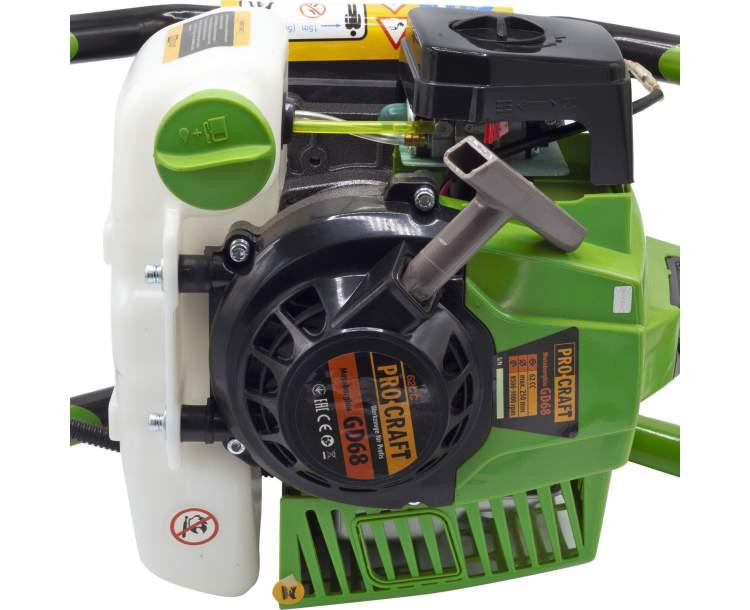 Мотобур Procraft GD68 (62 куб. см, без шнека) - мощный бензобур для бурения, гарантия 36 мес Львов - изображение 3