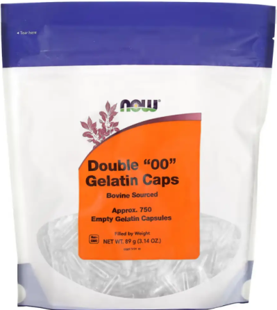 Пустые капсулы Now Foods Double 