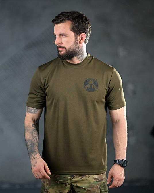 Тактическая потоотводящая Футболка Ні Жалю Ні Страху oliva ПП4694 Одеса - фото 2