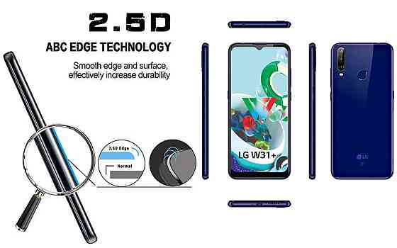 Захисне скло ArmorGlass для LG W31, LG W31 Plus – стійке до подряпин та ударів Київ