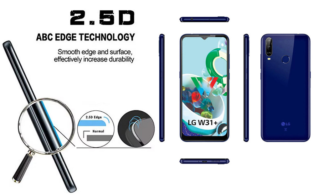 Захисне скло ArmorGlass для LG W31, LG W31 Plus – стійке до подряпин та ударів Київ - фото 2