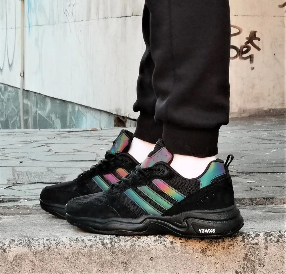 Кросівки Adidas Чорні Хамелеон Чоловічі Адідас Y3WXS (розміри: 42,43,45) Дніпро - фото 5