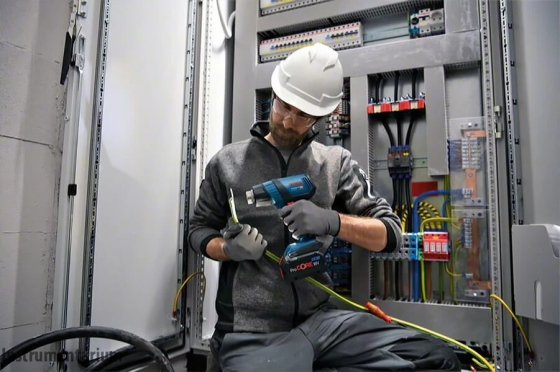 Професійний акумуляторний технічний фен Bosch Professional GHG 18V-50 : без АКБ, 2 насадки, 300°С / 500°С Київ