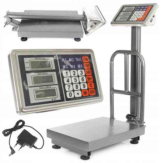 Електронні ваги платформні до 150 кг складські Mar-Pol (M90165) Нововолинськ