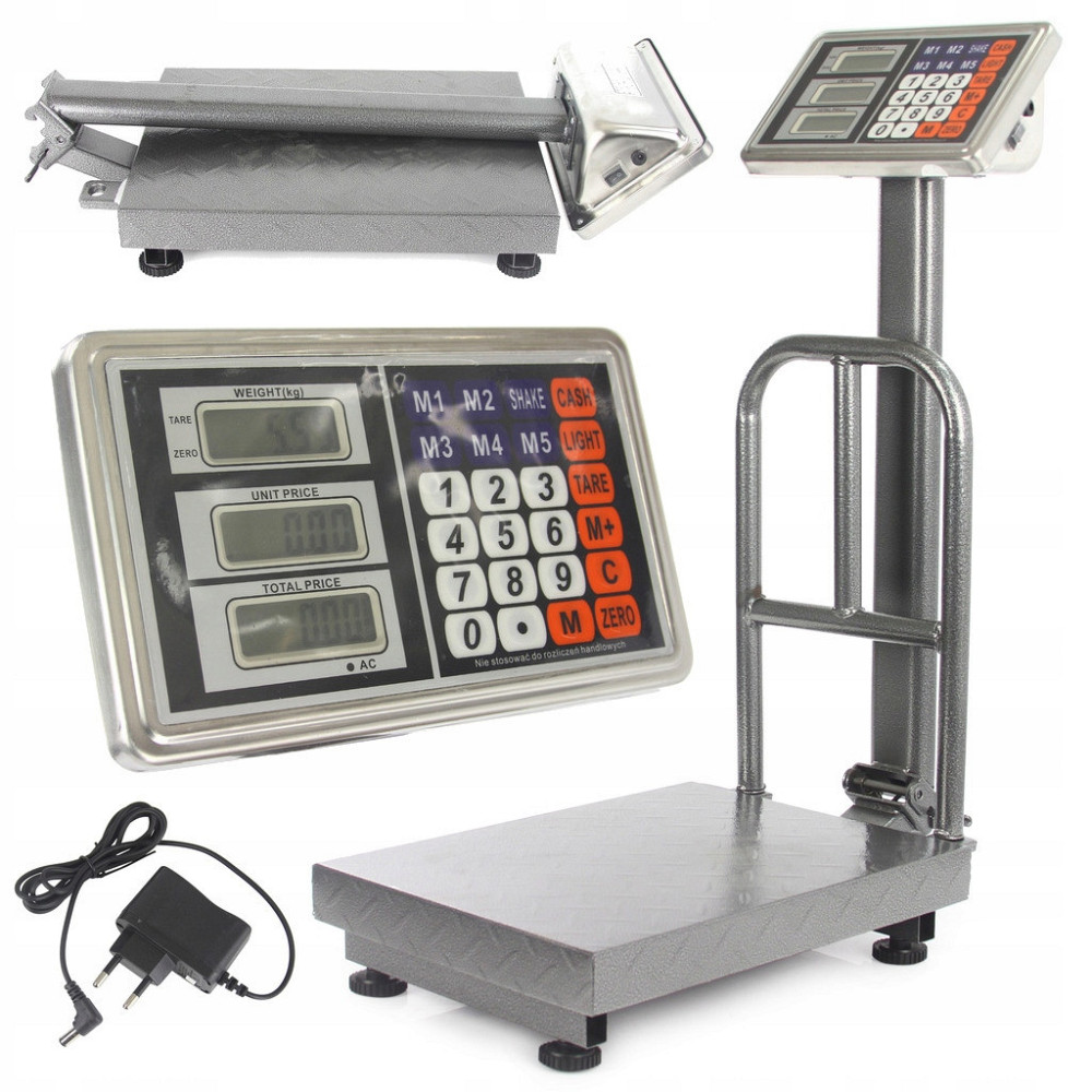 Електронні ваги платформні до 150 кг складські Mar-Pol (M90165) Нововолинськ - фото 1