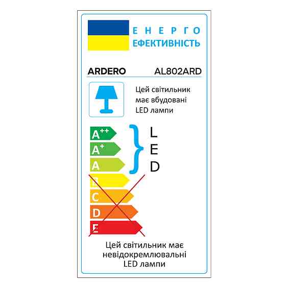 Світлодіодний накладний світильник Ardero AL801ARD 18Вт 5000K білий Харьков