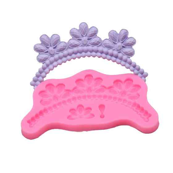 Молд силиконовый Ожерелье 126 на 67 мм розовый Киев