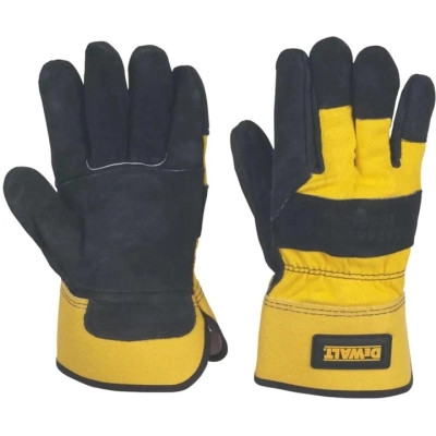 Защитные перчатки DeWALT разм. L/9, с кожаной ладонью и пальцами (DPG41L) Винница - изображение 2