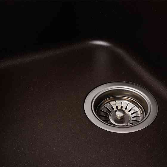 Гранітна мийка для кухні Platinum 7950 Equatoria матовий Темна скеля Коломия