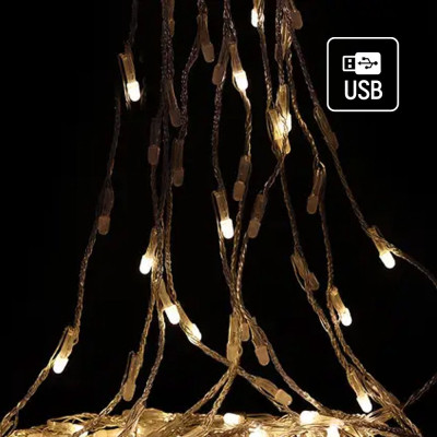 Гирлянда ColorWay Каскад LED 126 9 x 1.5 м 8 функций (CW-G-126L91CU) Винница - изображение 6