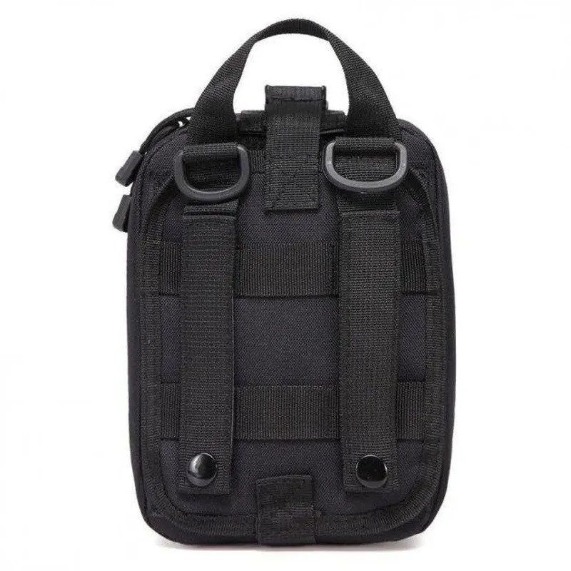 Сумка-аптечка тактическая на системе Molle (без наполнения),20х15х8 A87 Черний / Быстросъемная военная аптечка Киев - изображение 5