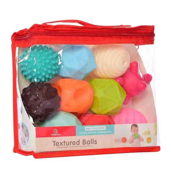 Дитяча іграшка для купання "М'ячики" 19012, 10 штук Вінниця