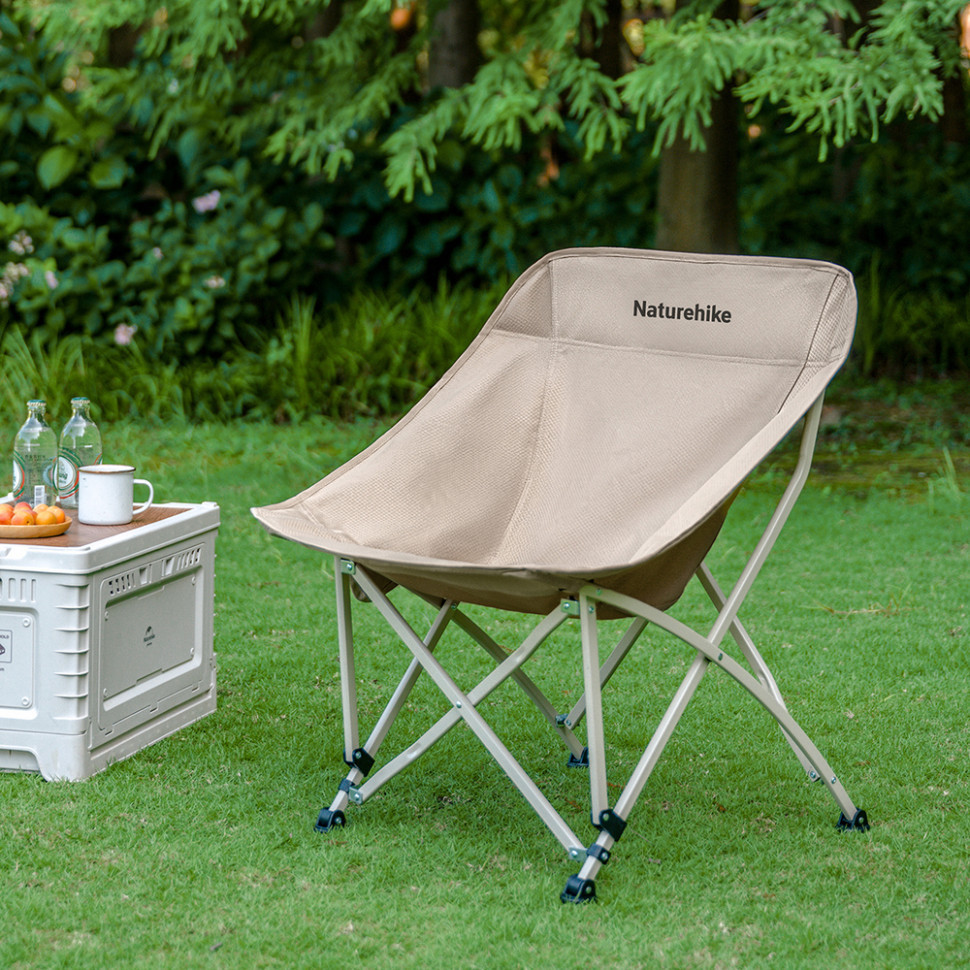 Стілець складаний Naturehike Stellaluna T04 CNK2550JJ022, вуглецева сталь, хакі Киев - изображение 5