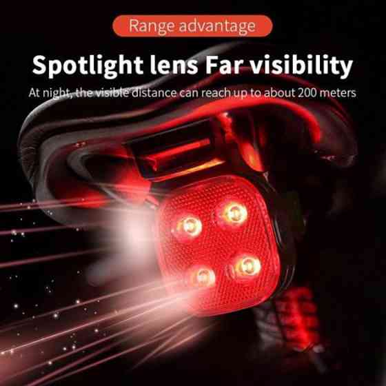 Задній ліхтар для дитячого велосипеда FY-328S, Велосипедний ліхтар із захистом від вологи TX-97 Івано-Франківськ