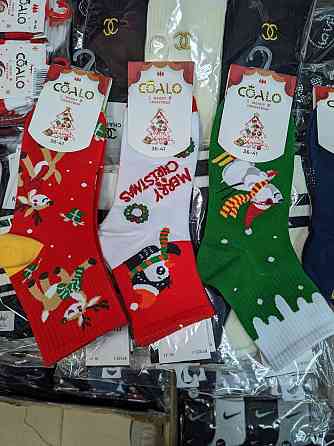 Шкарпетки жіночі новорічні в наборі з 5 шт.. Розмір 36-41 COALA BM6360 Київ