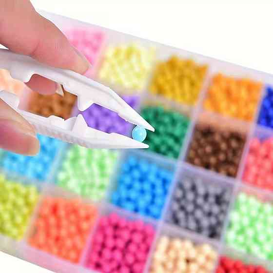 Пінцет пластиковий для намистин PIN-10.3 колір в асортименті, 10,3 см Вінниця