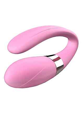 Вібратор для пар - V-Vibe Pink, USB, 7 Function, Remote Control Sex Aura Київ