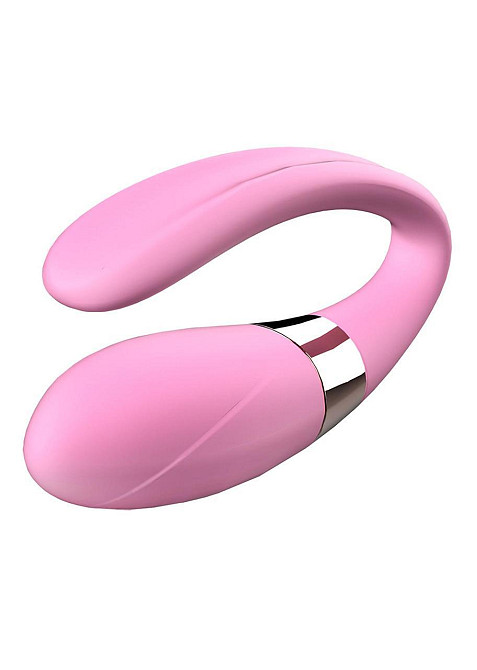 Вібратор для пар - V-Vibe Pink, USB, 7 Function, Remote Control Sex Aura Київ - фото 5