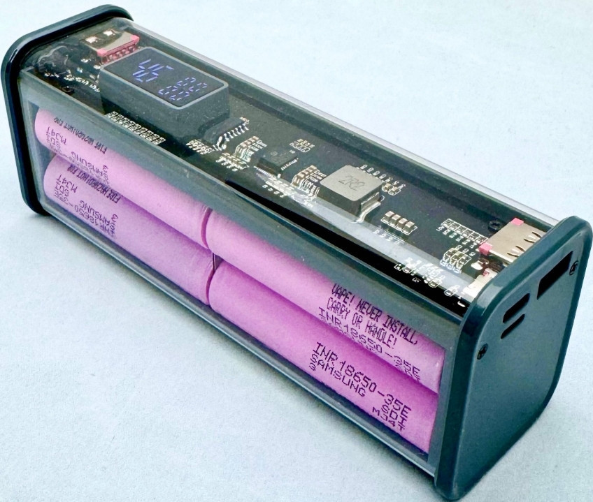 Павербанк 28000 mAh. 22 W с быстрой зарядкой, прозрачный корпус. Киев - изображение 7