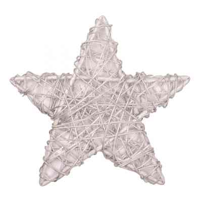 Украшение декоративное YES! Fun Звезда ротанговая белая объемная 20 см (974269) Винница