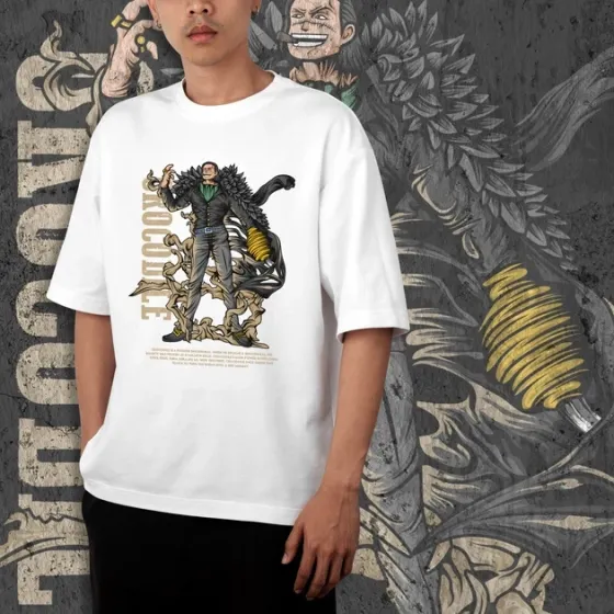 Футболка для подростка мальчика с принтом Ван Пис Crocodile WE Размер 160 Anime10235 Днепр