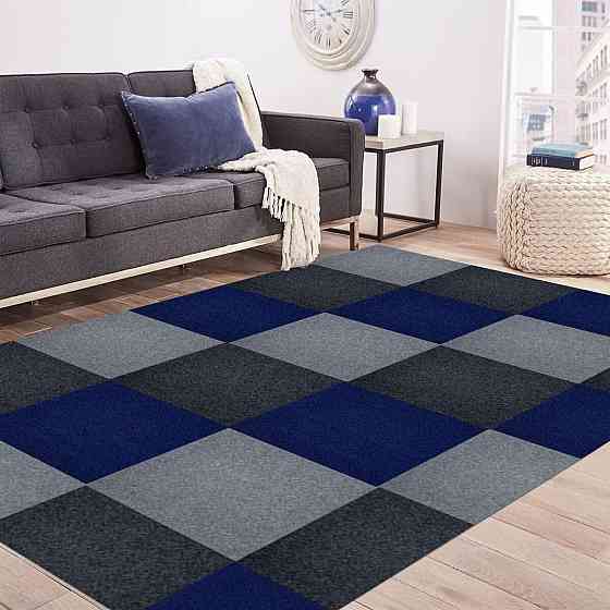 Самоклеящаяся плитка под ковролин темно-серая 600х600х4,5мм SW-00001288 Киев