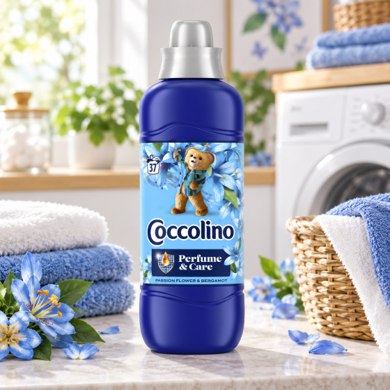 Coccolino кондиціонер концентрований парфум та догляд пасифлора бергамот цитрусові лілії та мускус 943 мл Київ