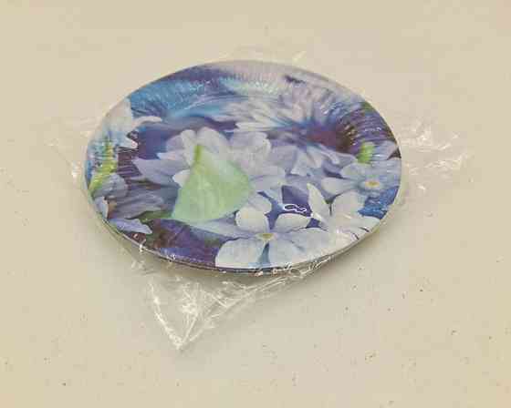 Бумажная тарелка с рисунком  18см