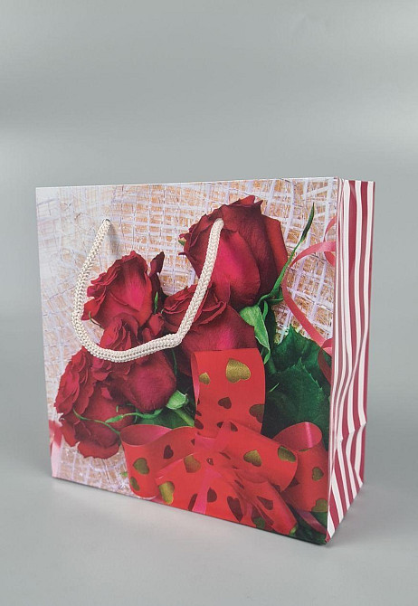 Пакет подарунковий під чашку 16/16/8 (артЧ-089) (12 шт.) Харків - фото 1