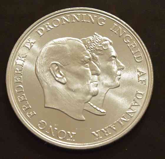 Дания 5 крон 1960 г (Серебро) 4 Полтава