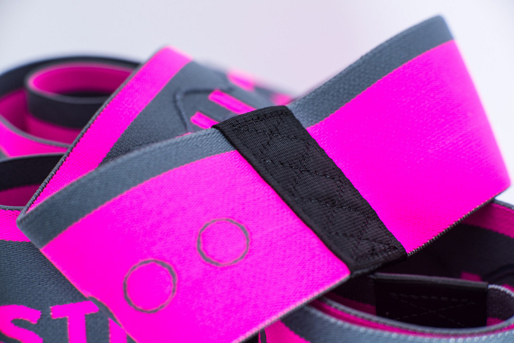 Набір тканевих гумок для занять фітнесом пілатесом кросфітом реабілітації силових тренувань MadMax Київ - фото 9