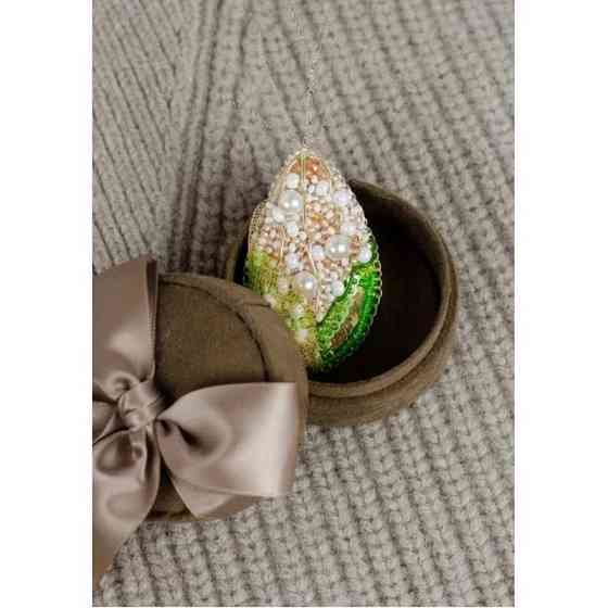 Набір для вишивання бісером прикраси "Кукурудза" AD-235 на натуральному полотні Вінниця