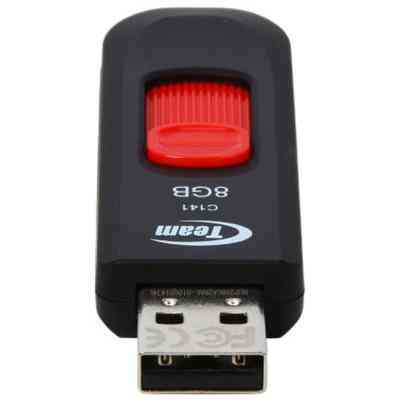 USB флеш накопичувач Team 8GB C141 Red USB 2.0 (TC1418GR01) Вінниця