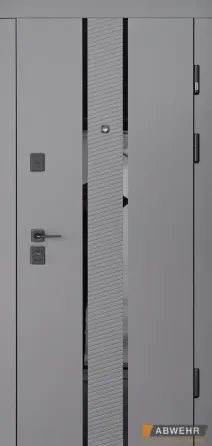 Входная дверь Abwehr Megapolis MG Valensia 574/0 Титан софт + Слоновая кость супермат 960*2050 мм Киев