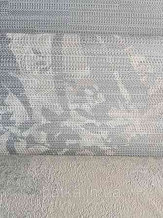 Шпалери вінілові на флізелін Sirpi Alta gamma Sempre 3 абстракція листя бежеві на сіро золотистому 3д Київ